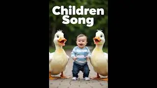 Baby having fun dancing with giant Ducks #babydance #ducks #funbaby #babyfun