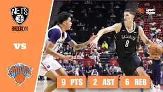 Egor D&euml;min - 9 Points, 2 Assists, 6 Rebounds vs Knicks - 2025-26 Regular Season