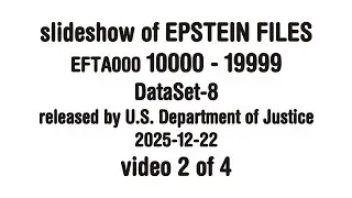 slideshow of EPSTEIN FILES  10000 - 19999  EFTA DataSet-8  U.S.DOJ 2025-12-22  video 2 of 4