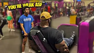 TROLLING GYM BROS…( BAD IDEA )