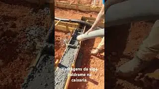 Viga baldrame na caixaria:✓ Efici&ecirc;ncia, menos desperd&iacute;cio, reaproveita a t&aacute;bua#obra #contrucaocivil
