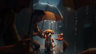 A Lonely Puppy in the Rain: One Act of Kindness Changed Everything 🌧️❤️ #puppylove