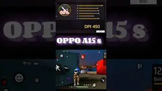 OPPO A15 s headshot sensitivity settings for Free Fire #viral #free_fire_shorts #shorts