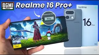 Realme 16 Pro plus Bgmi Test | Graphics Settings, Battery test | realme 16 Pro full review 🔥