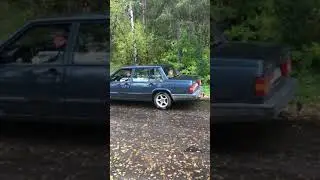 Volvo 740 automatic burnout 😍