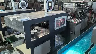 Double Layers LDPE/HDPE/CPE/TPE Glove Making Machine with Automatic Trimming Device (3 Servo Motors)