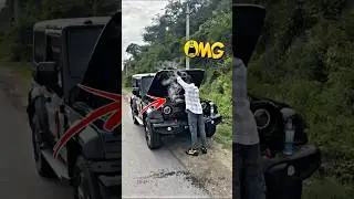 Omg 😨 #tharlover #tharvlogs #vlog #mahaindrathar #thar4x4 #thar #tharmodified