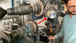 Truck Rear Wheel Axle Broken Due to overload | Axle Repairing |