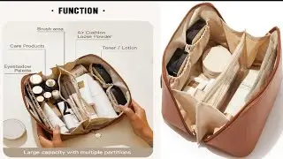 EACHY Travel Makeup Bag Large Capacity Cosmetic Bag for Women