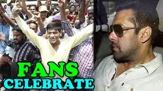 Salman Khan: No Jail, Only BAIL, Fans Celebrate Outside Galaxy Apartment | Bollywood News