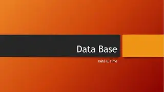 SQL - 23 - Date & Time