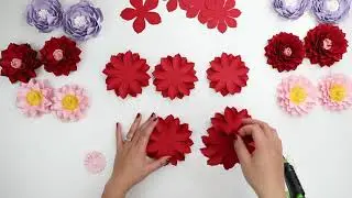 Mini Template #31 Tutorial | Mini Paper Flowers