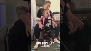 Sweet Lilly loves to dance 💃 #chdawareness #baby #trachbaby #babygirl #daughter