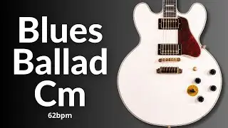 Deep Seductive Blues Ballad Guitar Backing Track in C Minor