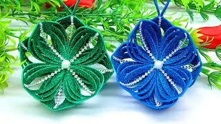 DIY High-End Christmas Ornaments Using ONLY Dollar Tree Items | Christmas Decor 2025