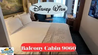 Обзор каюты 9060 с балконом в отеле Disney Wish | Каюта категории 4B и вид с балкона