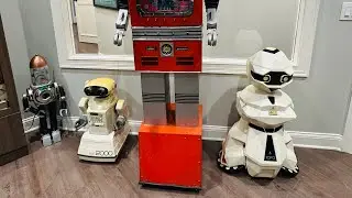 A look at Topo , Omnibot & the Giant Jupiter #Robot , #atari #tomy #japan 