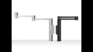 HOME SHOW Brass Material Customized Color Fold-able Spout 360&deg; Rotationg faucet.