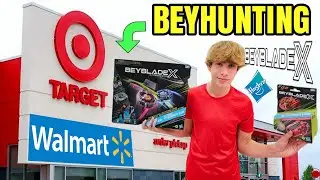 Our First Hasbro BEYBLADE X BEYHUNT at Target and Walmart!