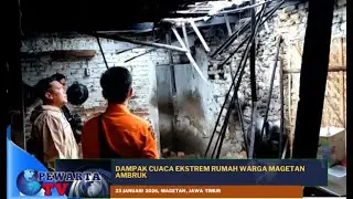 Dampak Cuaca Ekstrem Rumah Warga Magetan Ambruk