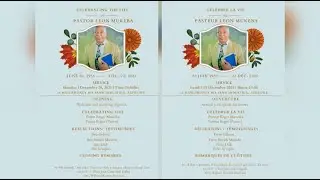 Celebration of the Life of Pastor Leon Mukeba