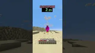 i speedran the minecart.