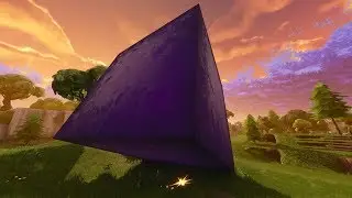 Fortnite cube moving.Crushed by the purple cube
