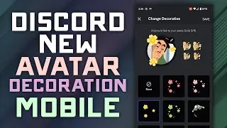 How to use Discord Avatar Decorations on MOBILE - Quick Tutorial