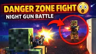 Danger Zone Night Gun Fight 😱 | Minecraft Shooter Gameplay | Intense Survival