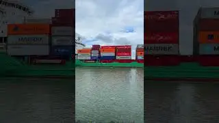 Container Feeder Marburg IMO 9387592 #schiffe #cargo #cargoship #containership  #container #vessel