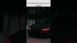 When Darkness Meets Power &ndash; BMW Red Eyes 🔥&rdquo;#khojaeditz #edit #bmw #automobile #quotes #motivation