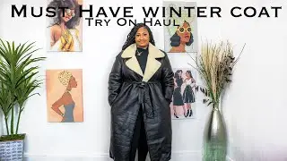 Leather + Fur Winter Coat Try On Haul Part 1| Plus size