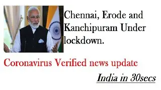 Verified news update in english/ India in 30secs #coronaupdatesindia