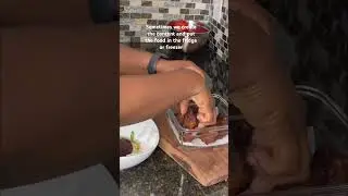 Sometimes we create the content and freeze or refrigerate the food #food #fyp #plantains