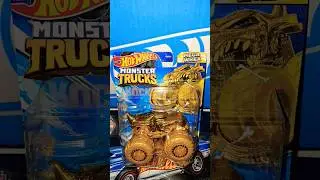 Hot Wheels 2024 Monster Trucks Meijer Exclusive Gold Mega-Wrex #shorts