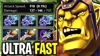ULTRA FAST - 900+ Attack Speed Alchemist 2x Divine Rapier 7.26 | Dota 2