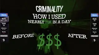 I Used Nearly $70K in 1 Day in Roblox Criminality