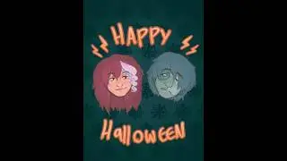 happy Halloween from Rowdy and Arlo🎃 #halloween #animation #animationmeme #oingoboingo