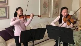 Quarantine Clip: Danielle and Sarah Liu Perform B&eacute;riot's Duet Concertante No. 3
