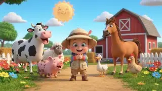 Farm Sounds Song for Kids | Animal Sounds Song, Farm Baby Songs & Nursery Rhymes 🌾🐮🐔👶