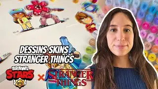 Brawl Stars - Dessin des Skins Stranger Things (Lumi, Nita, Bull, Draco, Gus & Berry)