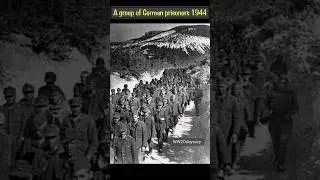 German Prisoners of War 1944 &ndash; Rare WWII History #history #ww2 #soldier #military #usa #germany