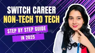 Career Switch in 2025 | Non-Tech to Tech Roles | No Coding Required🔥