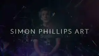 Simon Phillips takes his Drum Performance to the Gallery Walls