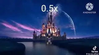 Disney Logo from 0.25x to 999x Speed (Slow to Insane Fast!)