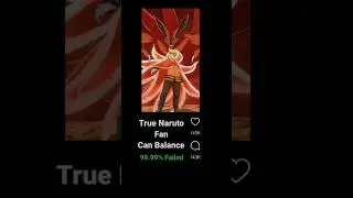 True Naruto Fan Can Balance This Only 0.01% Can Do This! 🤯☠️ #anime #animeedit #shortsfeed #sehar