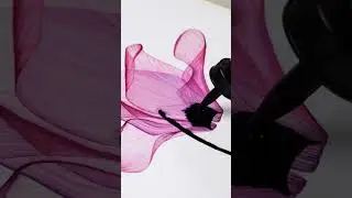 Transparent Cyclamen from start to finished #artwork #learntopaint