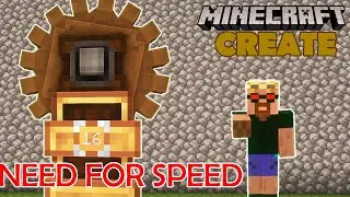 Minecraft Create Mod - Brass and Speed Controller (1.18)