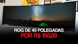 Comprei um Monitor ROG de 49 Polegadas por 150 REAIS!!!!!