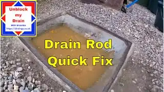 Drain rod quick unblock | Blocked drain